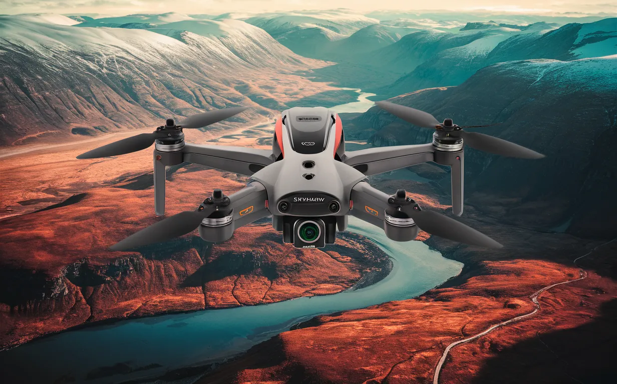 Skyhawk Foldable Video GPS Drone